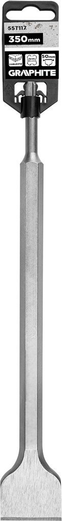 Daltë Graphite SDS Plus, majë e sheshtë 50 x 17 mm, 350 mm, gri
