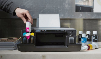 Printer multifunksion HP Smart Tank 515 1TJ09A, inkjet, Wi‑Fi, i zi