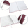 Fletore me katrorë Leitz 44861028, A5, 80 fletë, e kuqe garnet