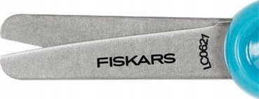 Gërshërë për kalamaj FISKARS 1064073, 13 cm, me majë t’rrumbullakosur, blu me shkëlqim