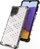 Kapak mbrojtës Hurtel Honeycomb për Samsung Galaxy A22 4G, xhel TPU, i zi