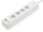 Prizë smart Nedis SmartLife Hybrid Wi-Fi, 4x Type F, USB A USB C, 16A 3680W, 2m, e bardhë