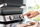 Grill elektrik DeLonghi MultiGrill 1100 CGH1130DP, pllaka jo ngjitëse, ekran dixhital, inox argjendtë