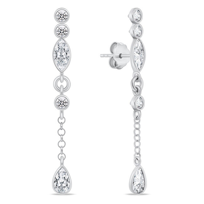 Vathë për femra Brilio Silver sBS3258, të argjendtë