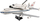 Lodër ndërtimi Lego Icons Shuttle Carrier Aircraft 10360, model Boeing 747 me NASA Space Shuttle, për të rrit