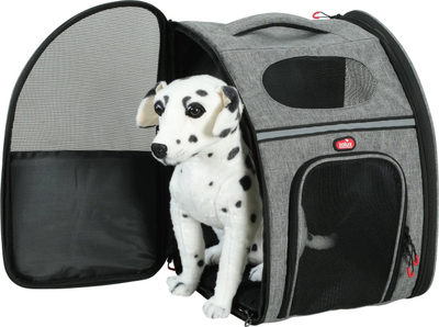 Çantë shpine për transport qeni Zolux, S/M, 25x42x32cm, gri