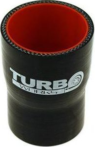 Reduktues i drejtë silikoni TurboWorks Pro, 45-57mm, i zi