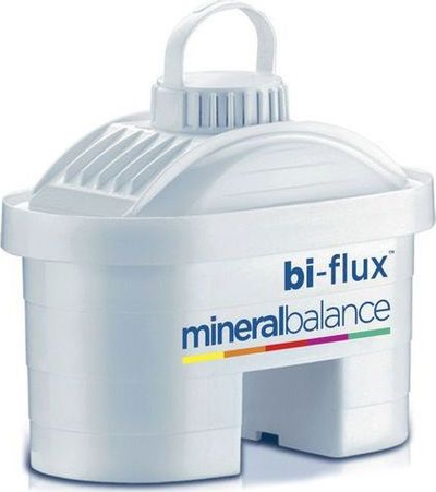 Filtër uji Laica Bi-flux Mineralbalance, set 3 copë, i bardhë