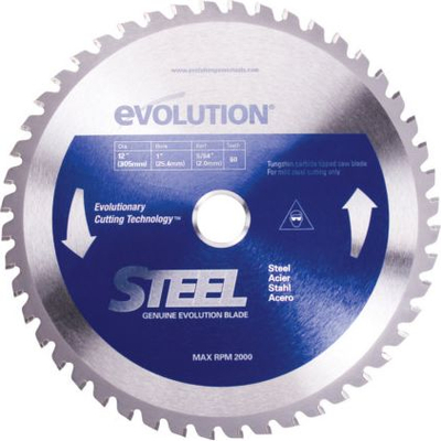 Evolution Power Tools 12-Inch Сечило за Сечење Челик, 60 Заби