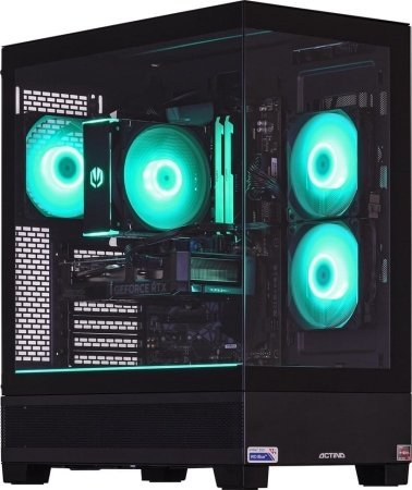 PC gaming Actina Ryzen 5 7600, 32GB RAM, 1TB SSD, Radeon RX 7700 XT, i zi