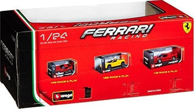 Maketi Bburago Ferrari FXX K Racing, shkalla 1:24, gati 19 cm, i bardhë