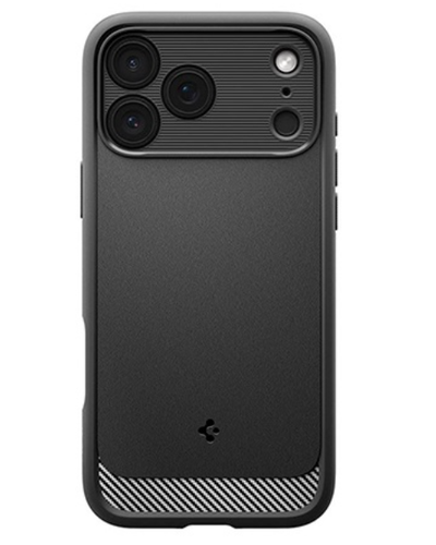 Kapotë telefoni Spigen Rugged Armor MagSafe, për iPhone 17 Pro Max, matte, e zezë