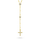 Qafore për femra Brilio Silver Rosary sBS3361, e artë