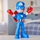 Figurinë aksioni Marvel Spidey and His Amazing Friends Captain America Steve Rogers, 23 cm, për kalamaj 3+, blu me të kuqe
