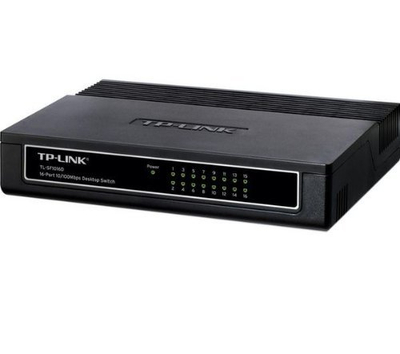 Мрежен прекинувач TP-Link TL-SF1016D, 16 порти, Fast Ethernet