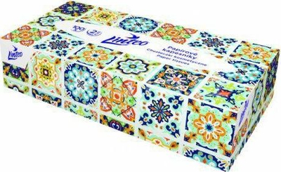 Shami letre Linteo, 2 shtresa, 100 copë, shumëngjyrëshe