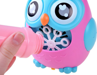 Makine flluskash sapuni SOAP BUBBLES Bufkë ZA4332, me LED dhe melodi, rozë blu