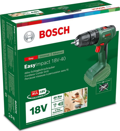 Spingo me goditje Bosch EasyImpact 18V-40, 18V, 2 shpejtësi, pa kabllo