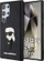 Kapak telefoni Karl Lagerfeld Ikonik KLHCS24L3DRK, për Samsung Galaxy S24 Ultra, gome, i zi