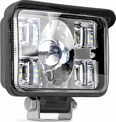 Dritë pune LED AMiO 02659, IP67, e bardhë e ftohtë, e zezë