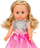 Kukull interaktive Walking Doll Julka, ecëse dhe folëse, 44cm, rozë
