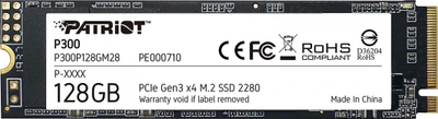 Disk SSD Patriot P300, 128 GB, M.2 2280 PCI-E x4 