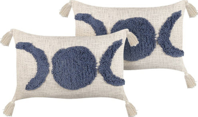 Set jastëkësh dekorativë LUPINUS, pambuk, 55 x 35 cm, bezhë e çelët