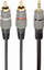 Kabllo Gembird Jack 3.5mm - RCA (Cinch) x2, 1.5m, e hirtë
