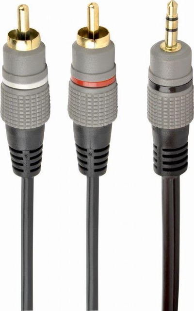 Kabllo Gembird Jack 3.5mm - RCA (Cinch) x2, 1.5m, e hirtë