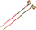 Baston ski Leki WCR SL 3D, 115 cm, alumin, të kuq