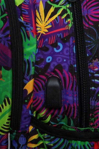 Çantë shpine për shkollë CoolPack Strike L, 2 ndarje, portë USB, me shumë ngjyra