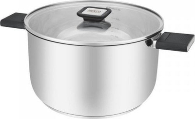 Tigan me kapak Resto Casserole D24cm, 5.8L, çelik inox, i zi