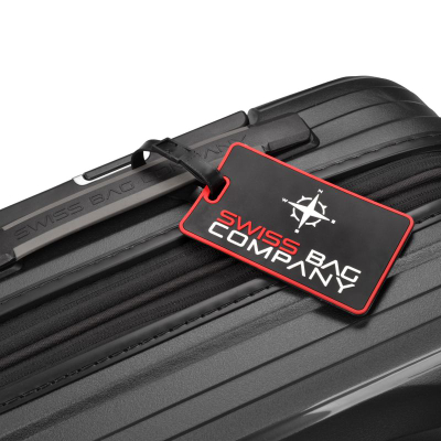 Valixhe kabine SwissBags Echo 16575, polipropilen, 4 rrota, gri