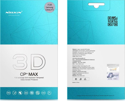 Xham mbrojtës Nillkin 3D CP+ Max për Samsung Galaxy S20 Ultra, xham i fortë 9H, shumë i kthjellët, i zi