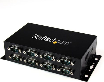 Hub StarTech DIN Rail, DB-9, 8 porte, i zi