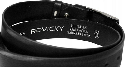 Rryp lëkure për meshkuj Rovicky PRS-01-BGE, 99-114 cm, i zi