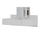 Tavolinë grimi në mur Linde 100x39x33Hcm (HM8960.11), bardhë