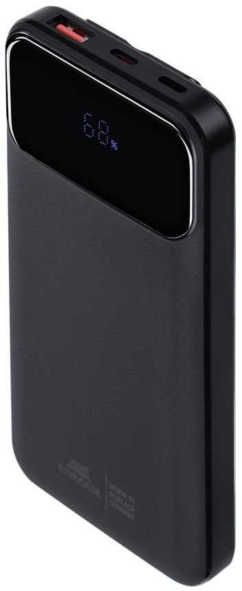 Нера надворешна батерија, 10000 mAh, Тип C, црна