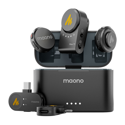 Mikrofon pa tel Maono WM650 A3, 2Tx 3Rx, USB C Lightning, i zi