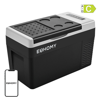 Frigorifer portativ veture Euhomy CF004, 19L, kompresor, i zi