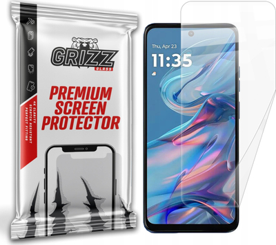 Fole qeramike mbrojtëse Grizz CeramicFilm për Motorola Moto G45, krejt transparente, rezistente ndaj gërvishtjeve