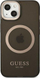 Mbështjellës telefoni Guess GUHMP13MHTCMK, për iPhone 13 6.1", MagSafe, i zi transparent