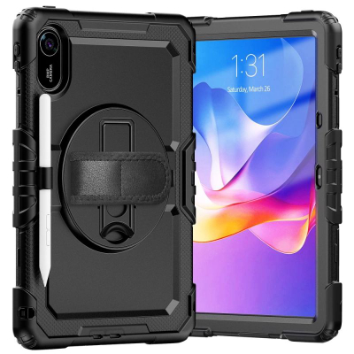 Mbrojtëse tablet Tech-Protect Solid Xiaomi Redmi Pad 2 11", me xham tё integrum, me stand, e zezё