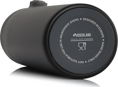 Gotë termike Rockland Lunar, 0.5L, çelik inox, e zezë