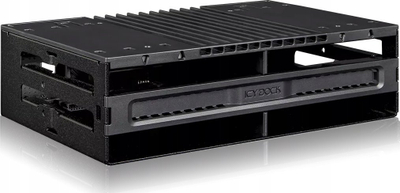 Bay diskut Icy Dock flexiDOCK MB024SP-B, kornizë e lëvizshme, e zezë