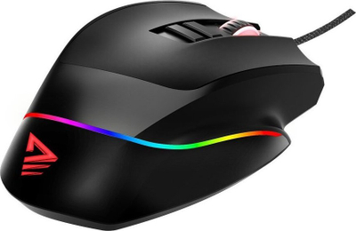 Гејминг глушец Savio Valiant SAVGM-VALIANT, RGB, со кабел, црн