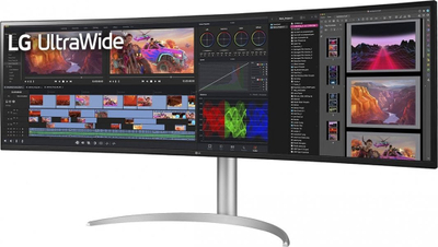 Monitor LG 49WQ95C-W, 49", Dual QHD, 144Hz, i bardhë
