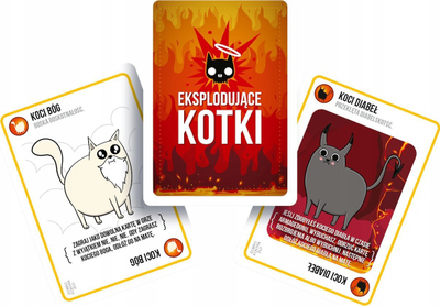 Loja me letra Rebel Exploding Kittens Good vs Evil, 55 letra, për 2 5 lojtarë, shumëngjyrëshe