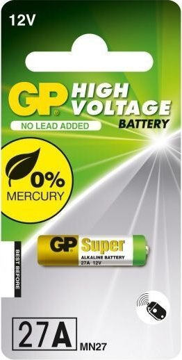 Bateri alkaline GP 27A, 12V, copë e vetme