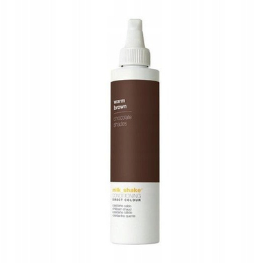 Ngjyrë e përkohshme flokësh Milk Shake Conditioning Direct Color Warm Brown, 6.7oz, për të dyja gjinitë